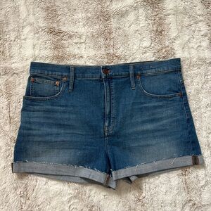 Madewell High Rise Denim Shorts
